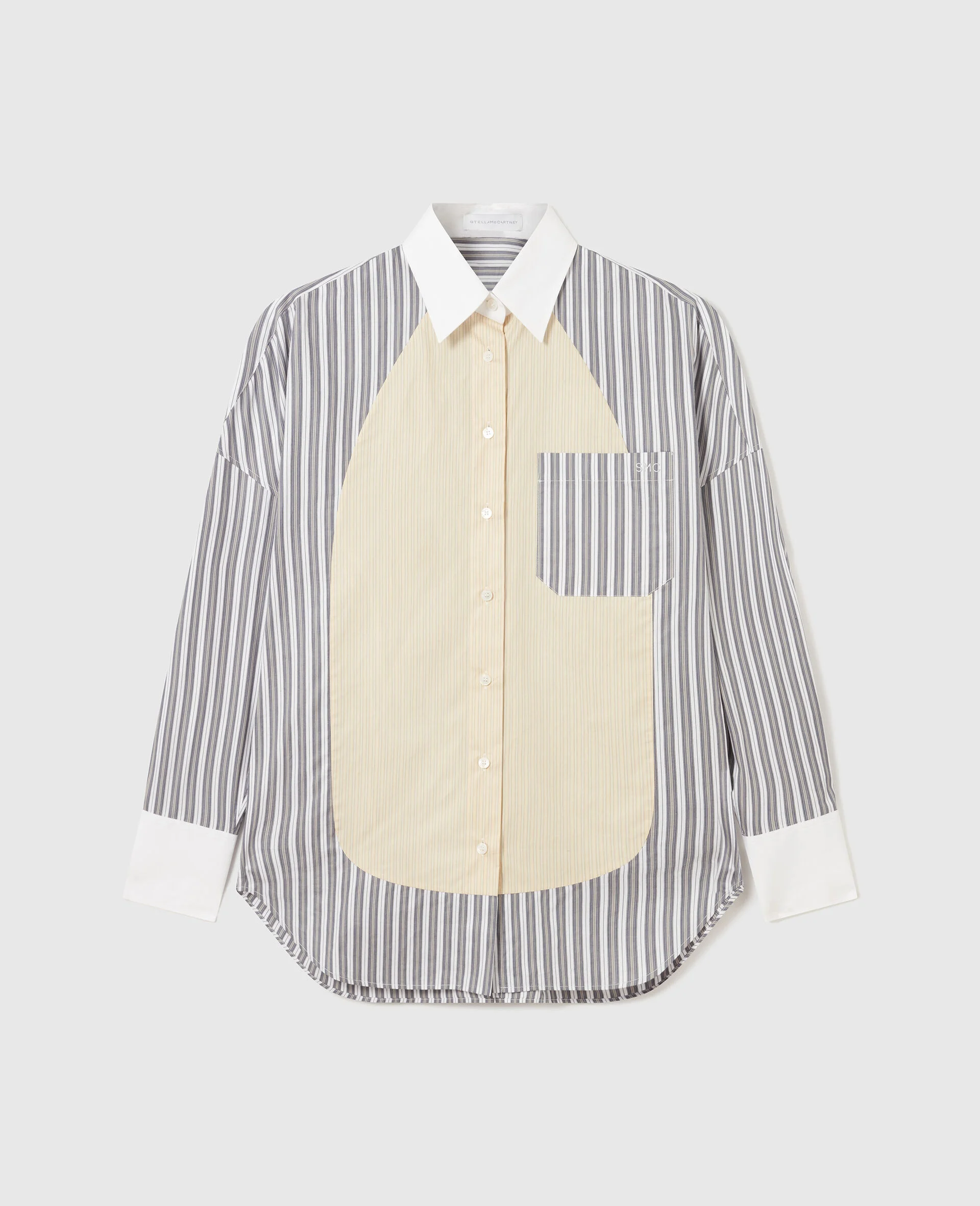 Oversized Mixed Stripe Shirt - 1