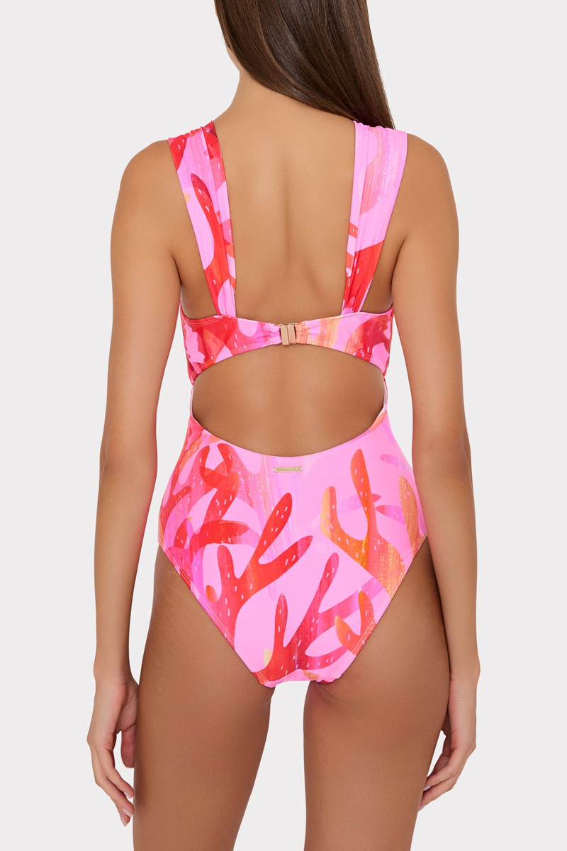 Betsy Italian Under The Sea Bandeau One Piece 6