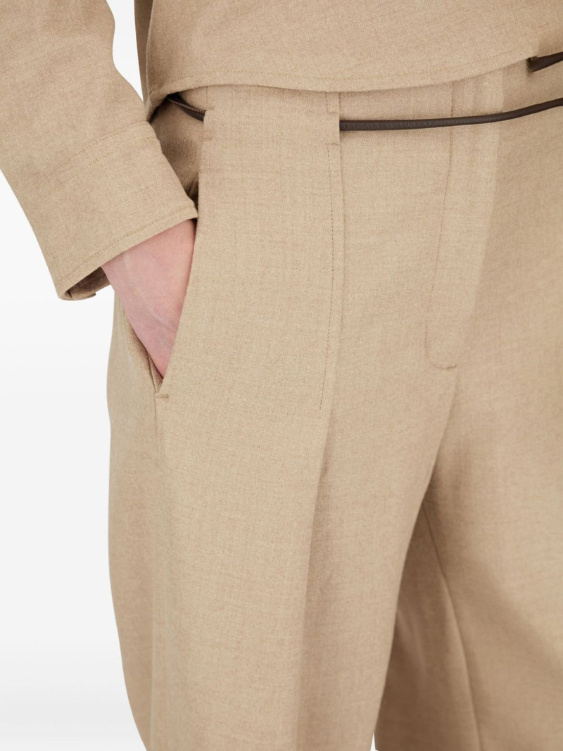 Herno belted pants outlook