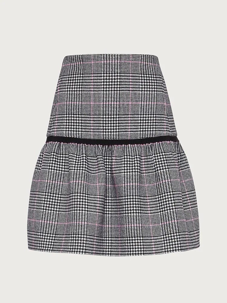 MINI SKIRT WITH FLOUNCE - 3