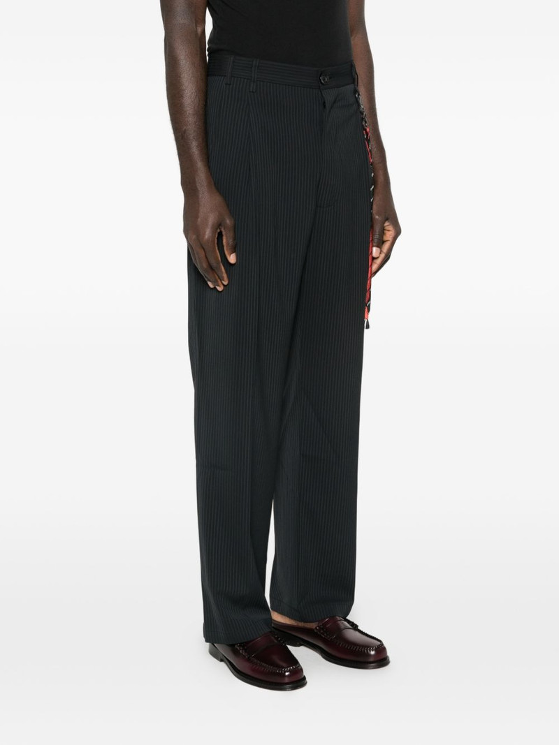 pinstriped keyring trousers 3
