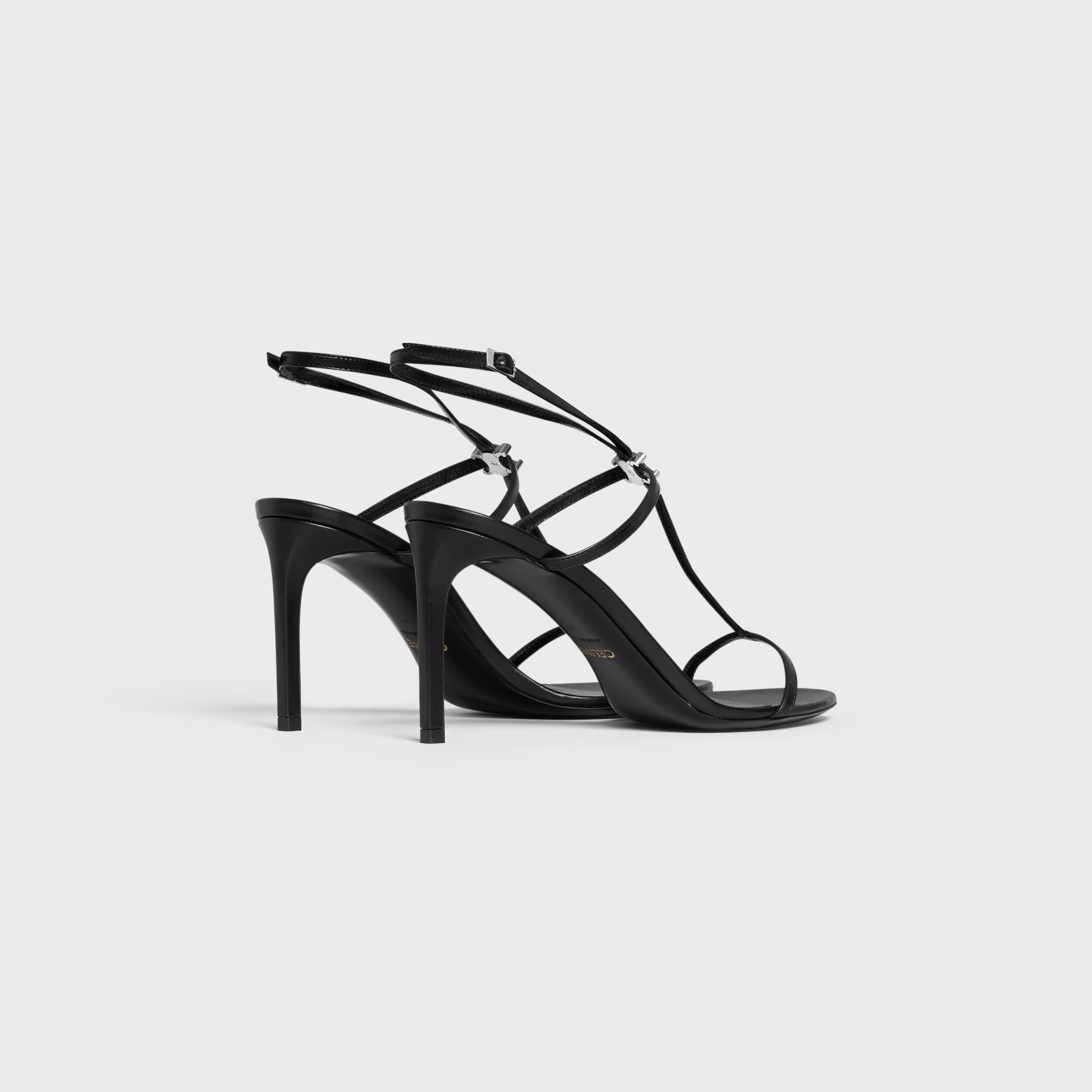 T-BAR TRIOMPHE SANDAL in CALFSKIN - 3