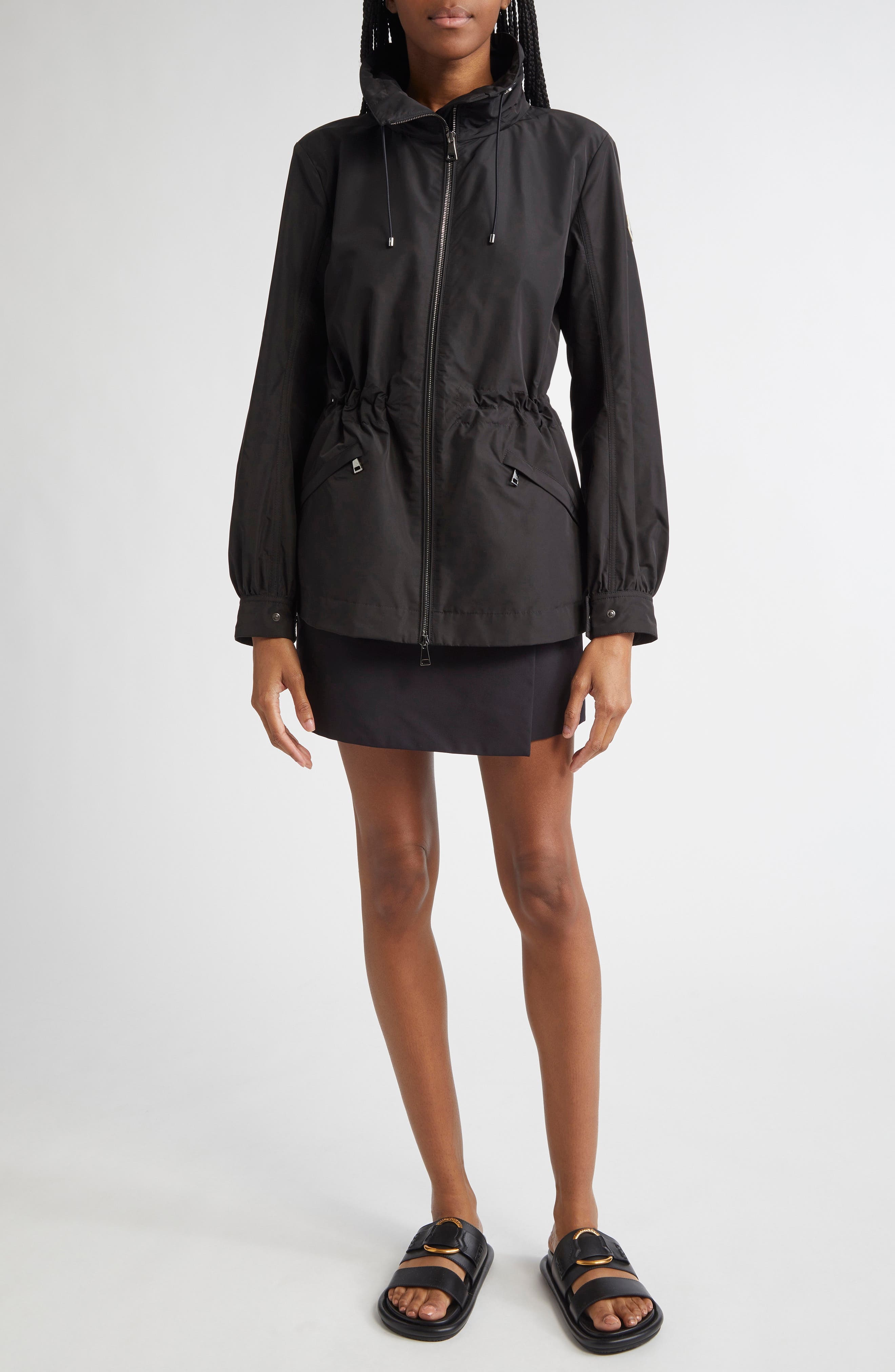 Moncler Enet Technical Twill Jacket in Black at Nordstrom - 2