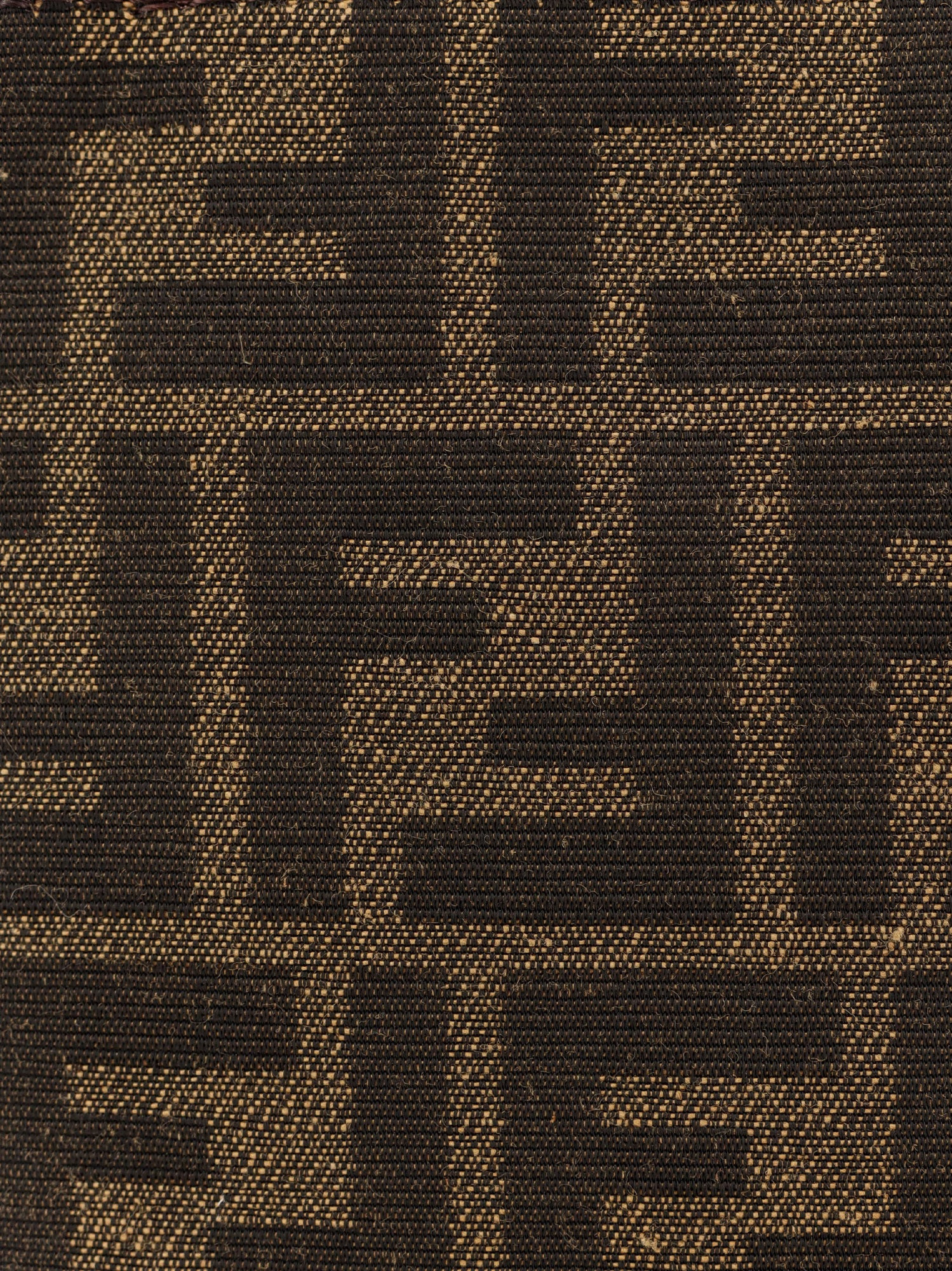 Medium Flat Ff Jacquard Fabric Pouch - 5