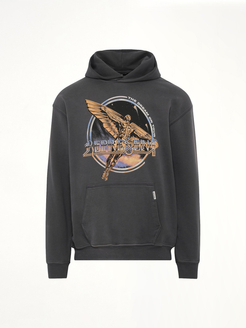 REPRESENT Golden Tour Hoodie in Sun Fade Grey outlook