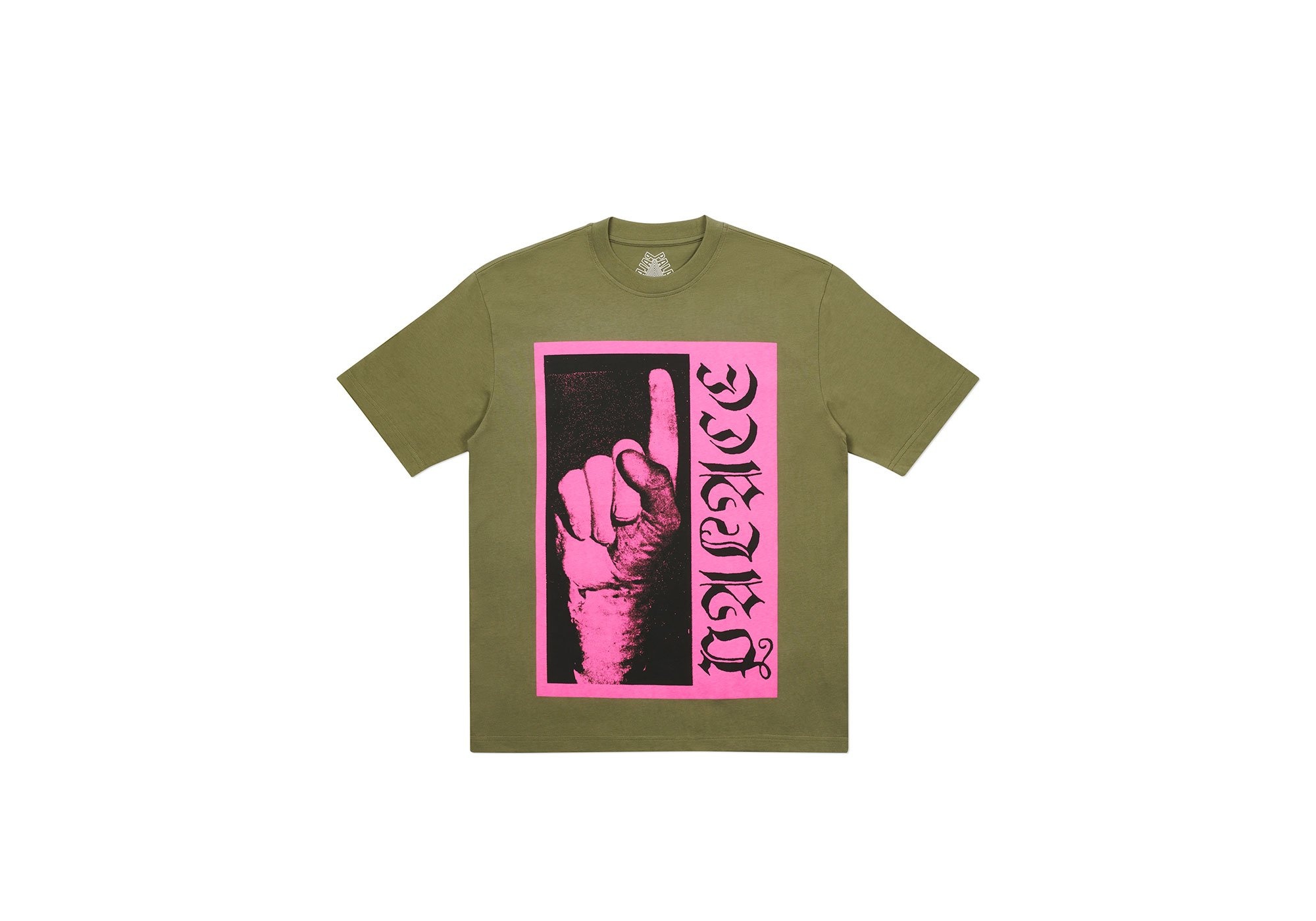 ANCIENT FINGER T-SHIRT OLIVE - 1