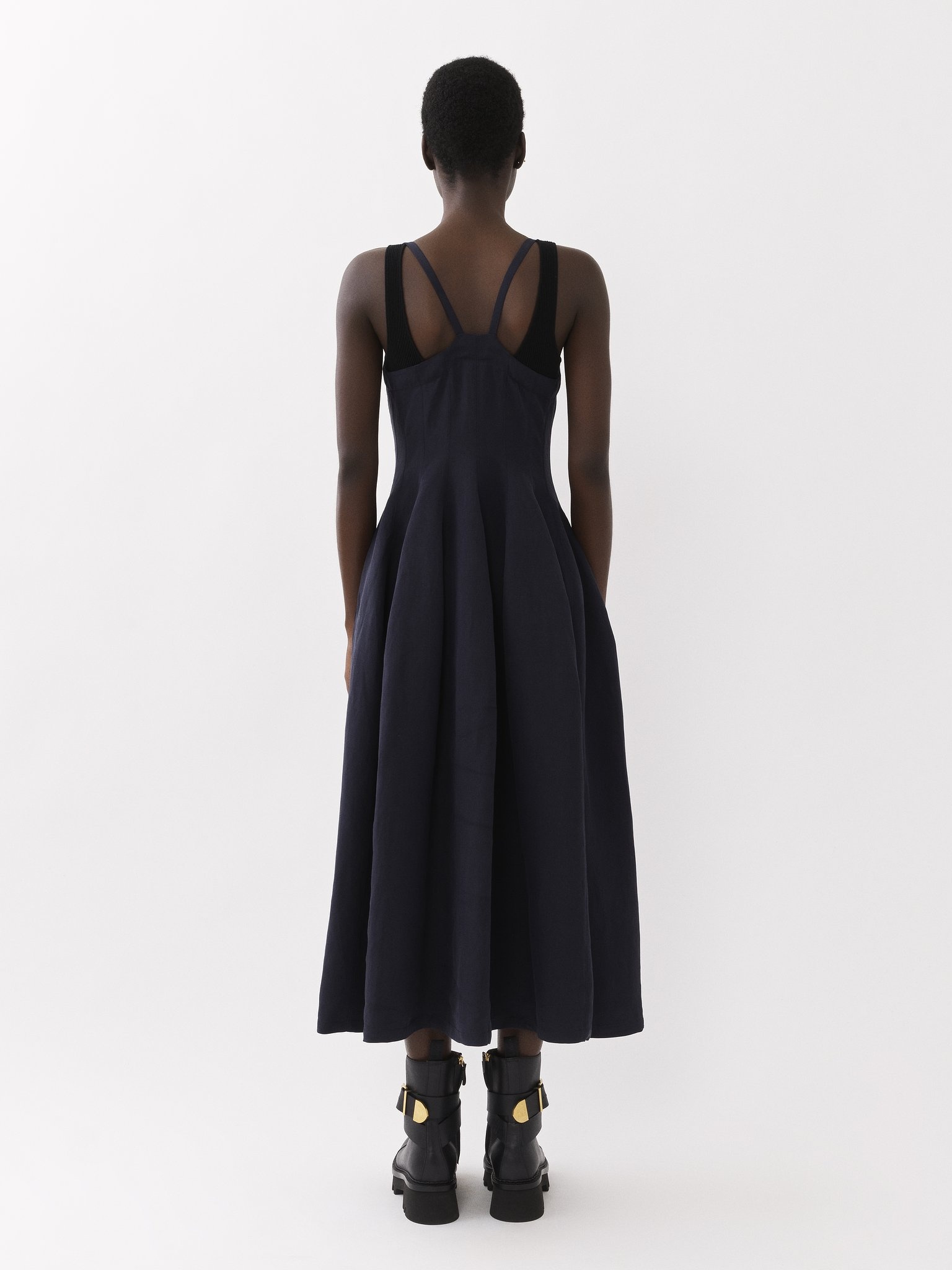 SLEEVELESS MIDI DRESS - 4