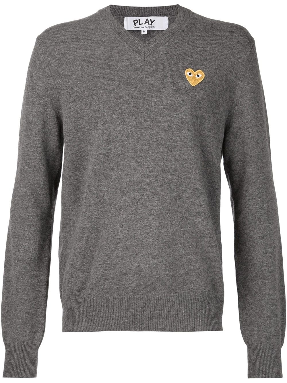 embroidered heart jumper - 1