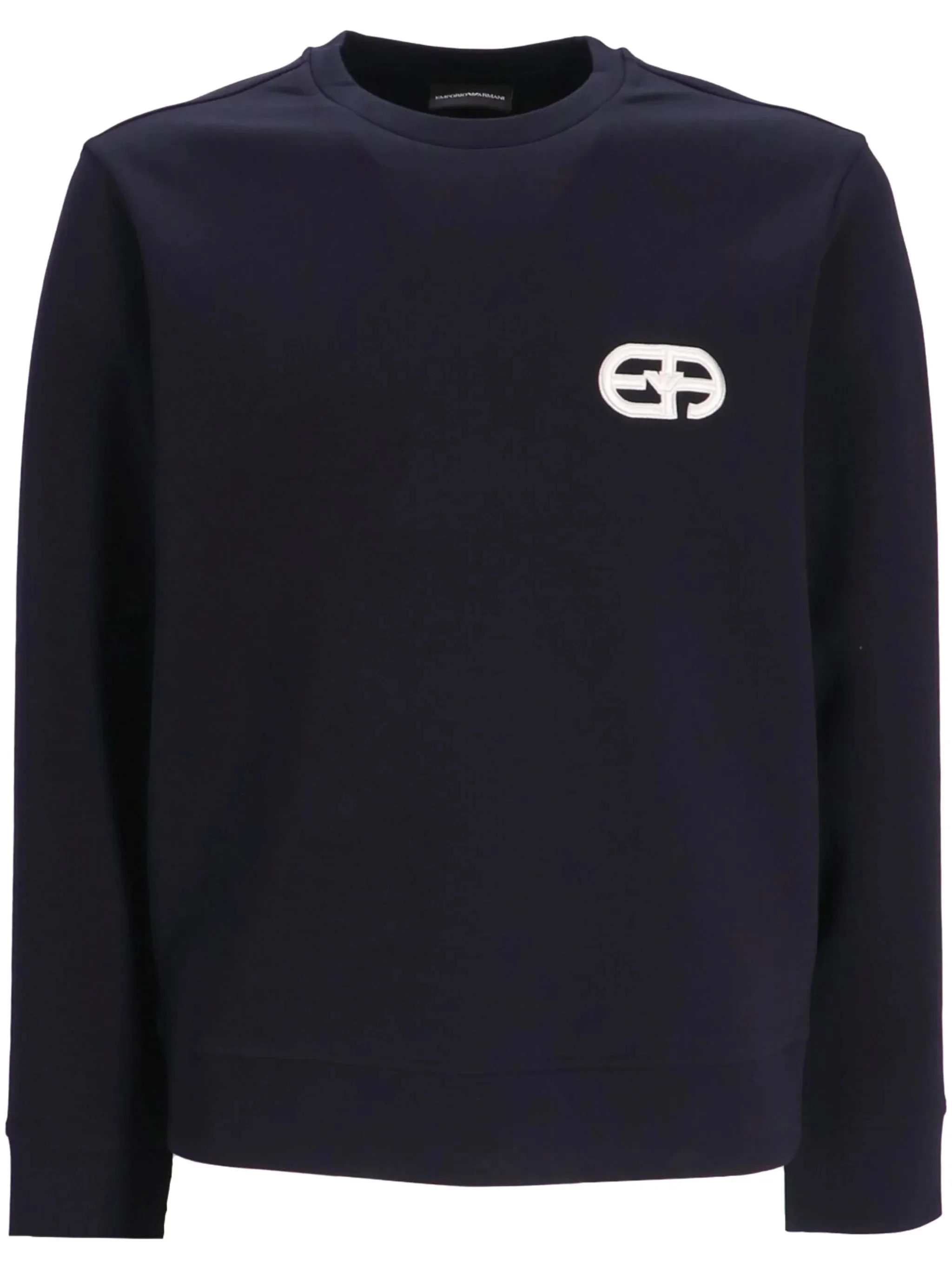 Emporio Armani Logo-patch Long-sleeve Sweatshirt - 1