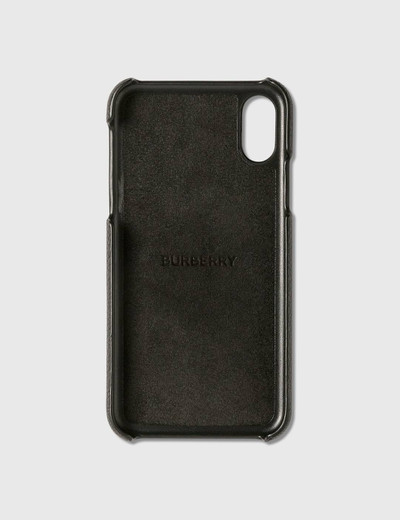 Burberry Contrast Logo Graphic Leather iPhone X/XS Case outlook