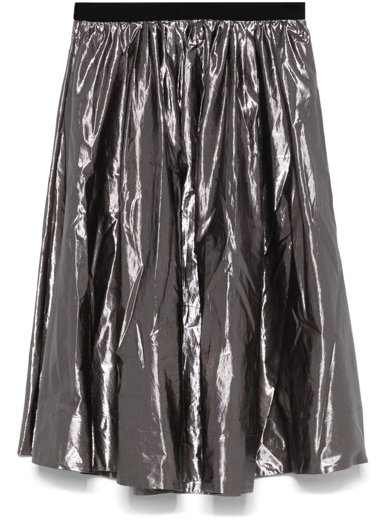 metallic midi skirt 1