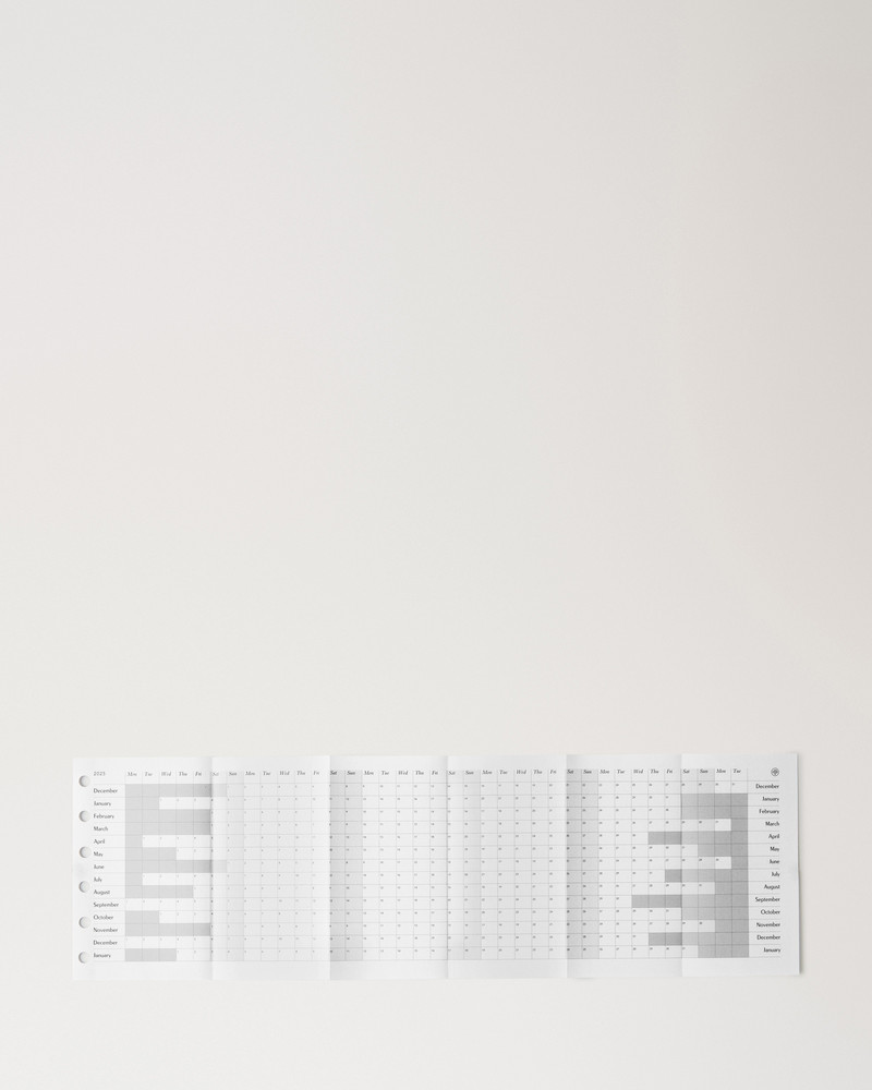 2025 Pocket Book Diary Insert White Paper 5