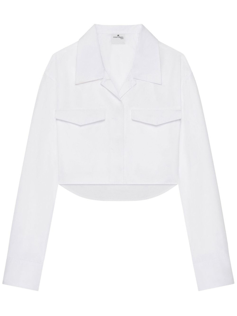 cropped poplin shirt 1
