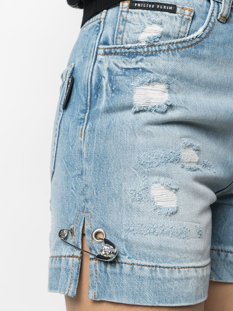 Iconic Pins denim shorts 5