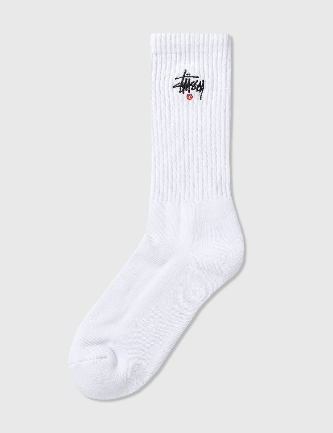 Basic Logo Crew Socks - 1