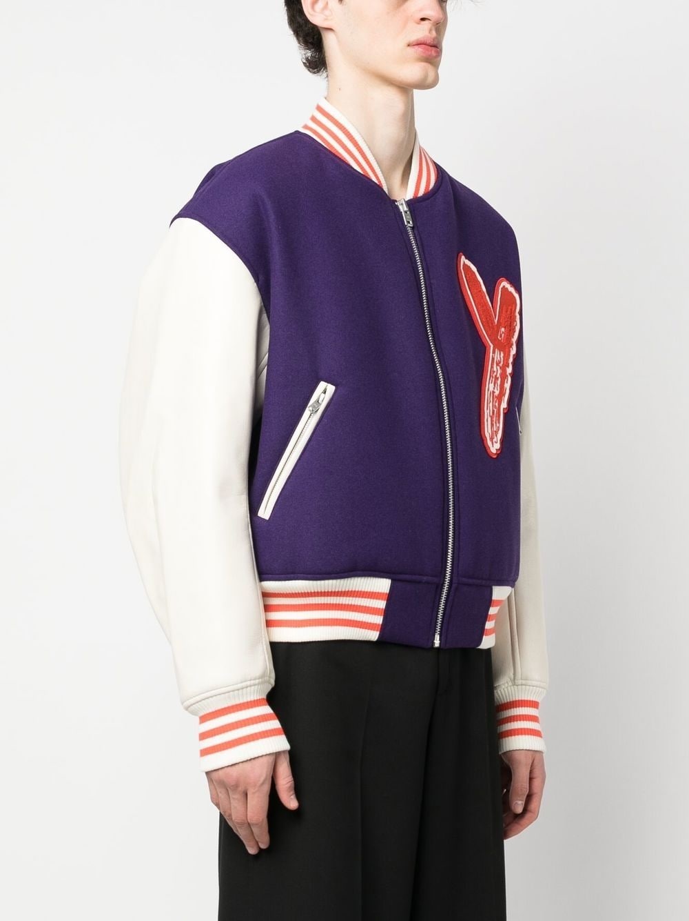graphic-print bomber jacket - 3