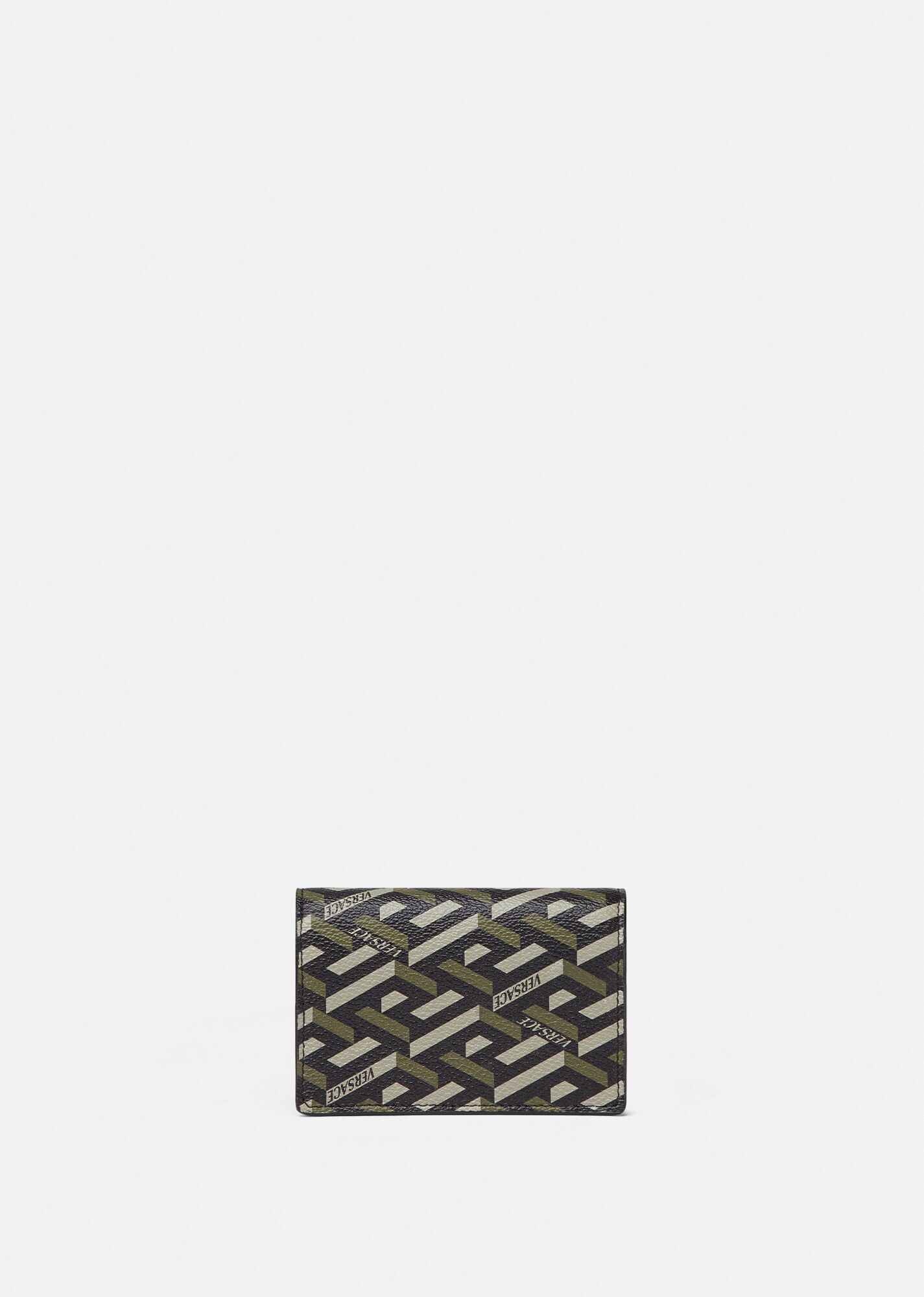 Virtus La Greca Print Mini Chain Wallet - 4