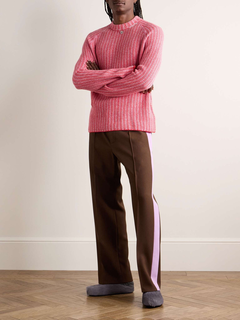 Marni Ribbed Virgin Wool and Cashmere-Blend Sweater outlook
