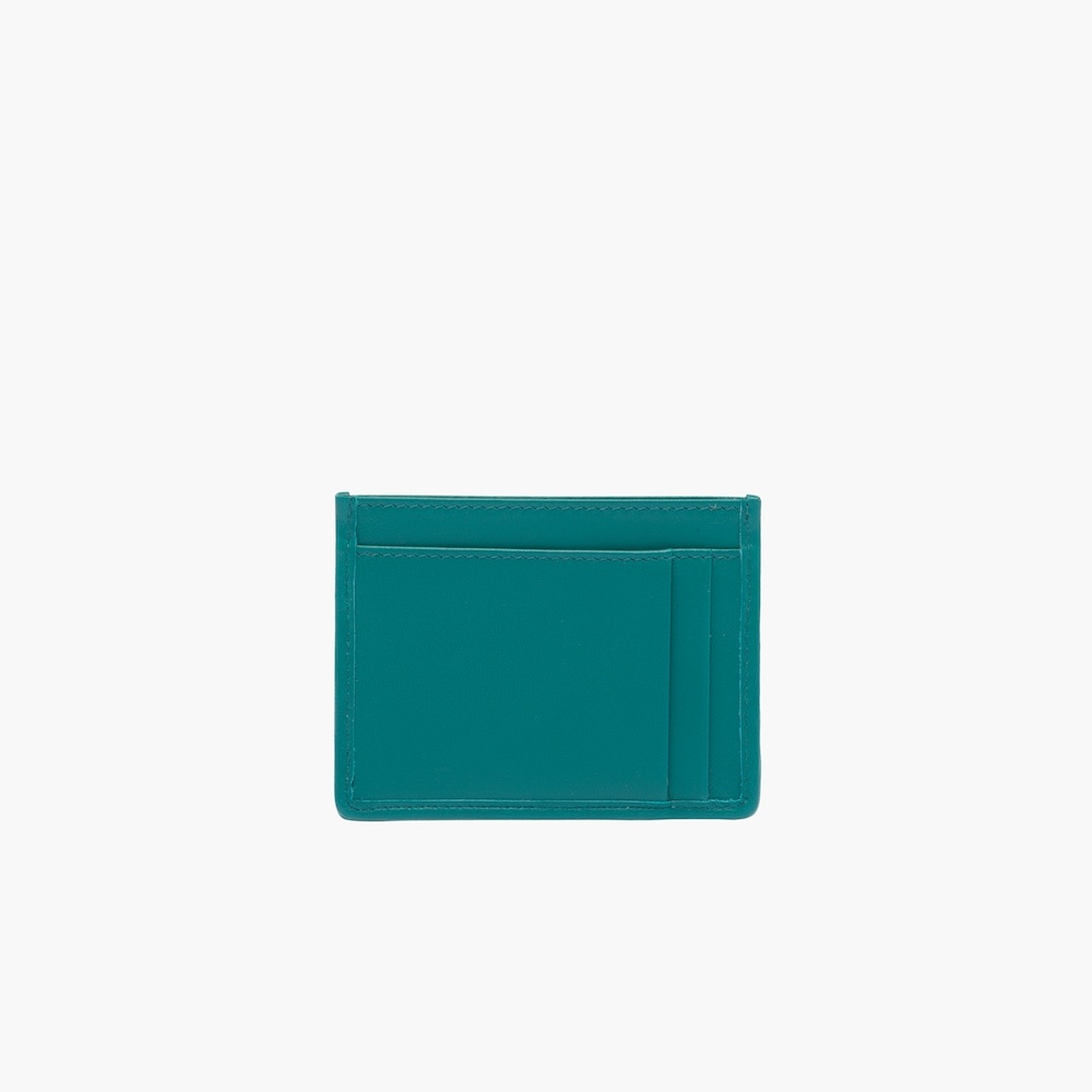 Matelassé nappa leather card holder - 2