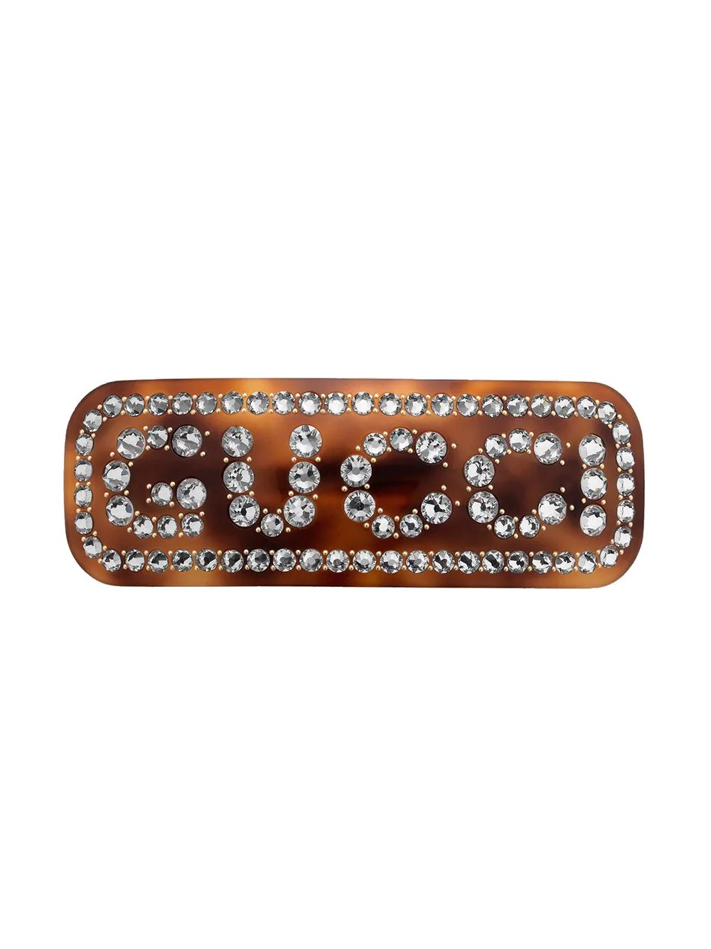 Crystal Gucci hair clip - 1