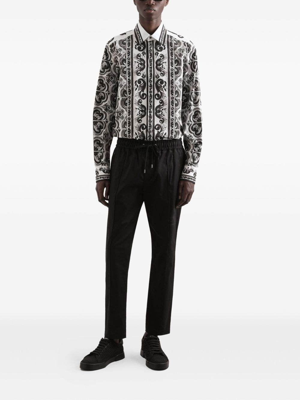 pressed-crease trousers - 2