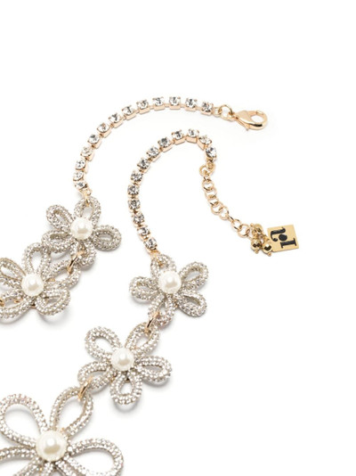 Rosantica floral-appliquÃ© crystal-embellished necklace outlook