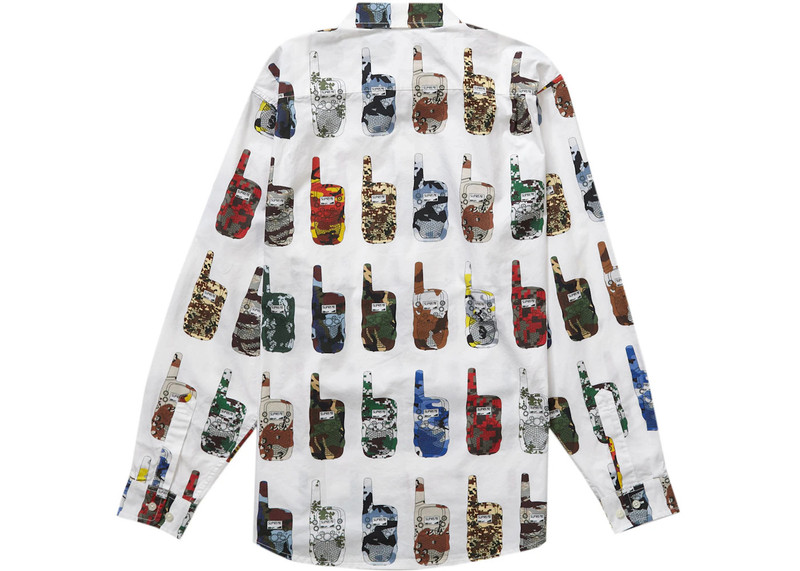 Supreme Supreme Walkie Talkie Shirt White outlook