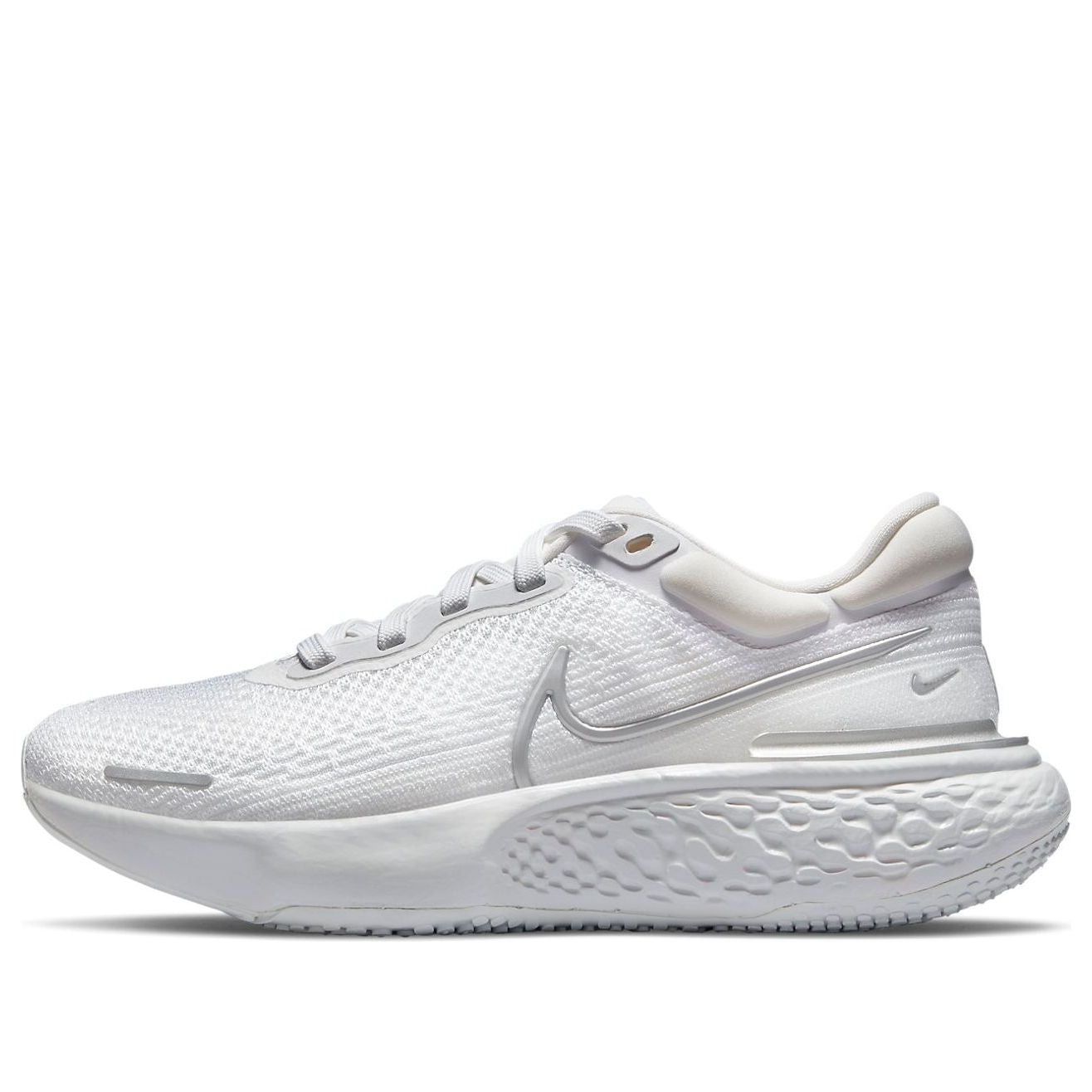 (WMNS) Nike ZoomX Invincible Run Flyknit 'White Metallic Silver' CT2229-101 - 1