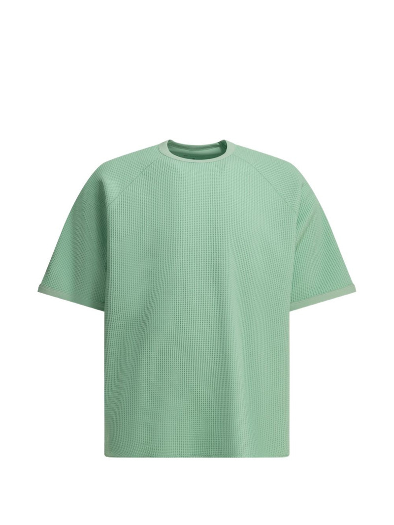 waffle-knit raglan-sleeve T-shirt 1
