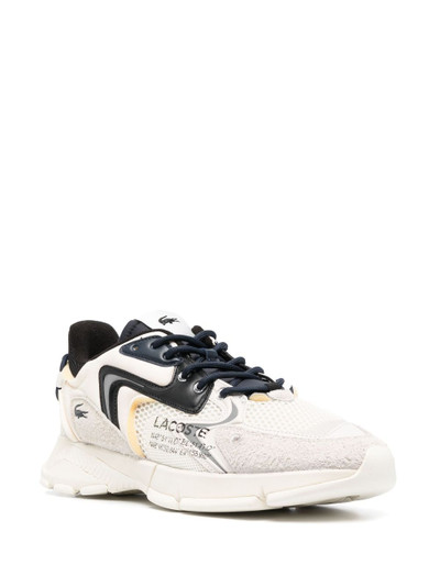 LACOSTE logo-print panelled sneakers outlook