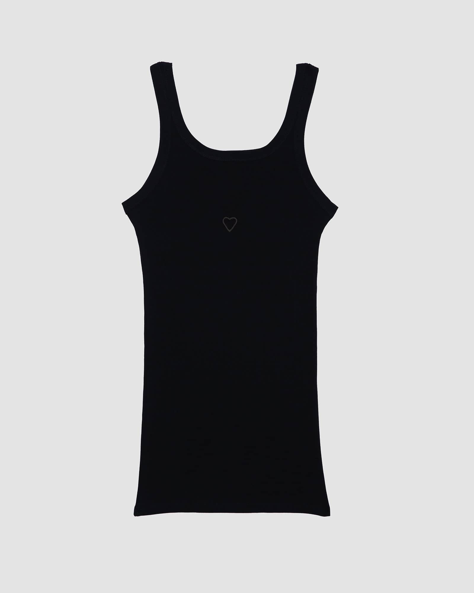 Heart Tank - Fine Organic Cotton Rib - 7
