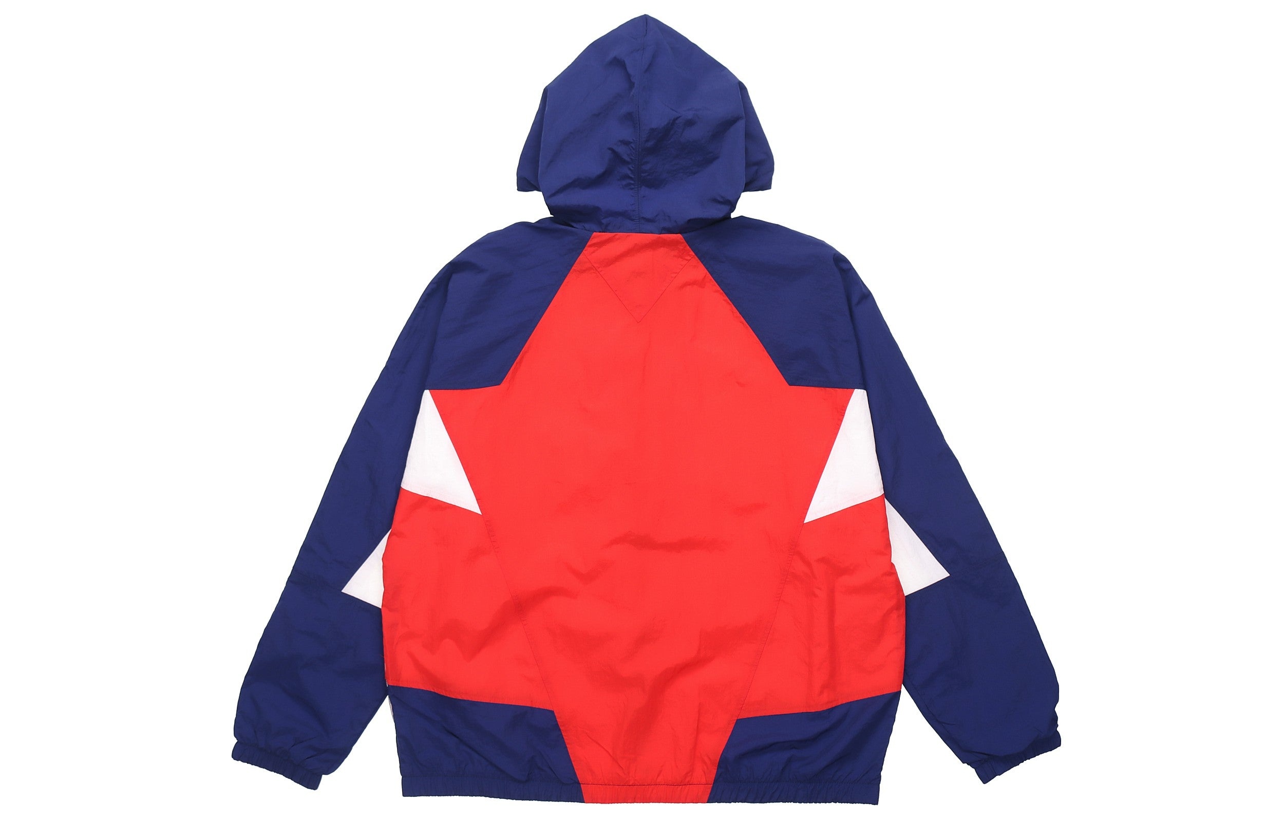 Nike Sportswear Heritage Windrunner Splicing hooded Woven Logo Jacket Red Blue Redblue CJ4359-657 - 2