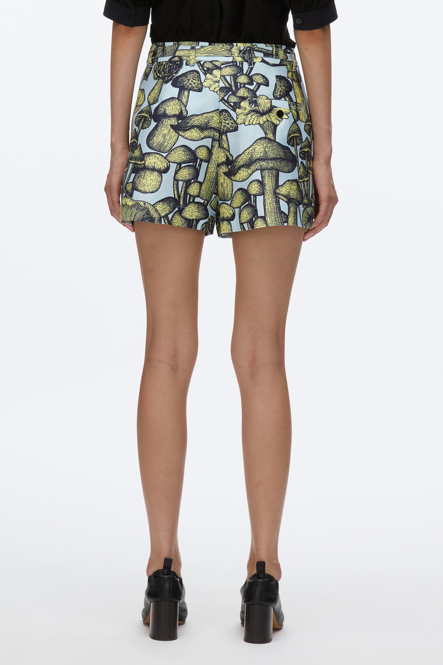 Ethereal Mushroom Single Pleat Short - 5