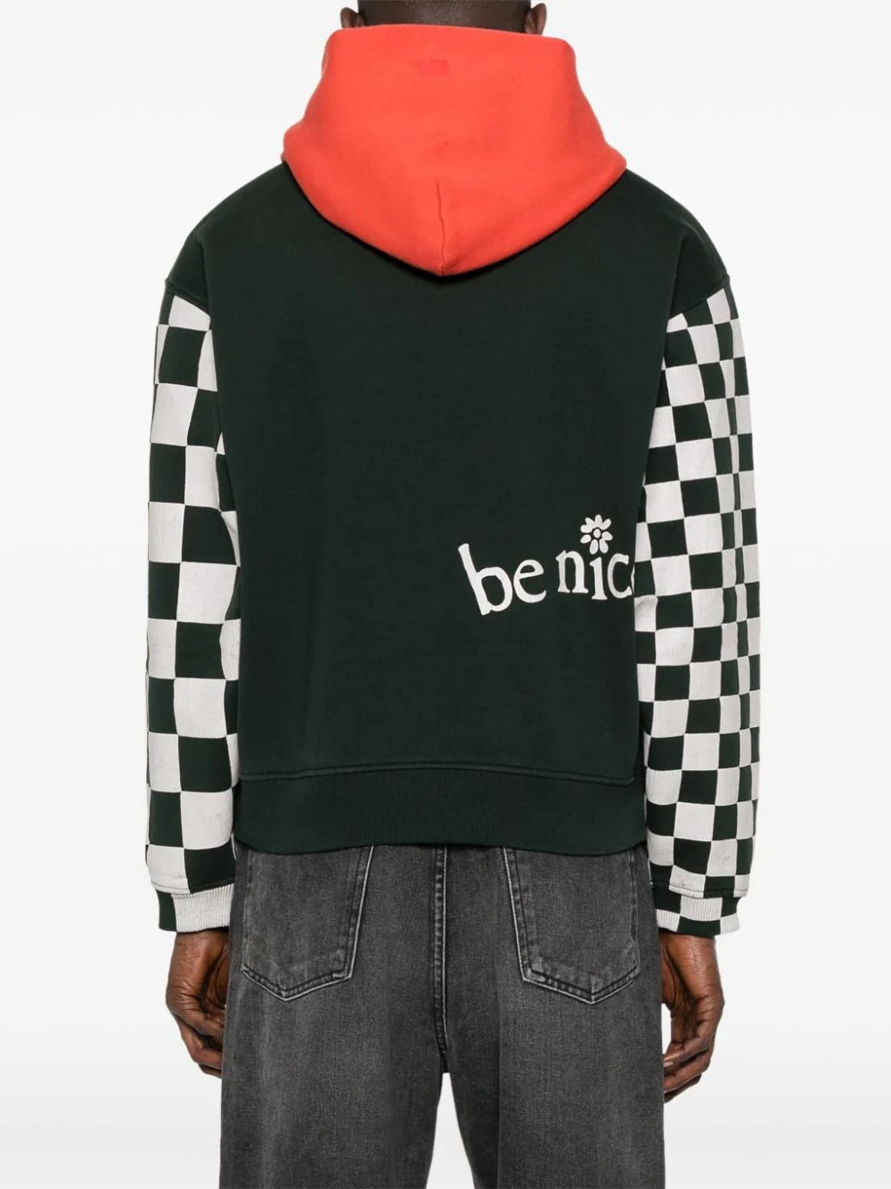 VENICE-PRINT COLOUR-BLOCK HOODIE - 3