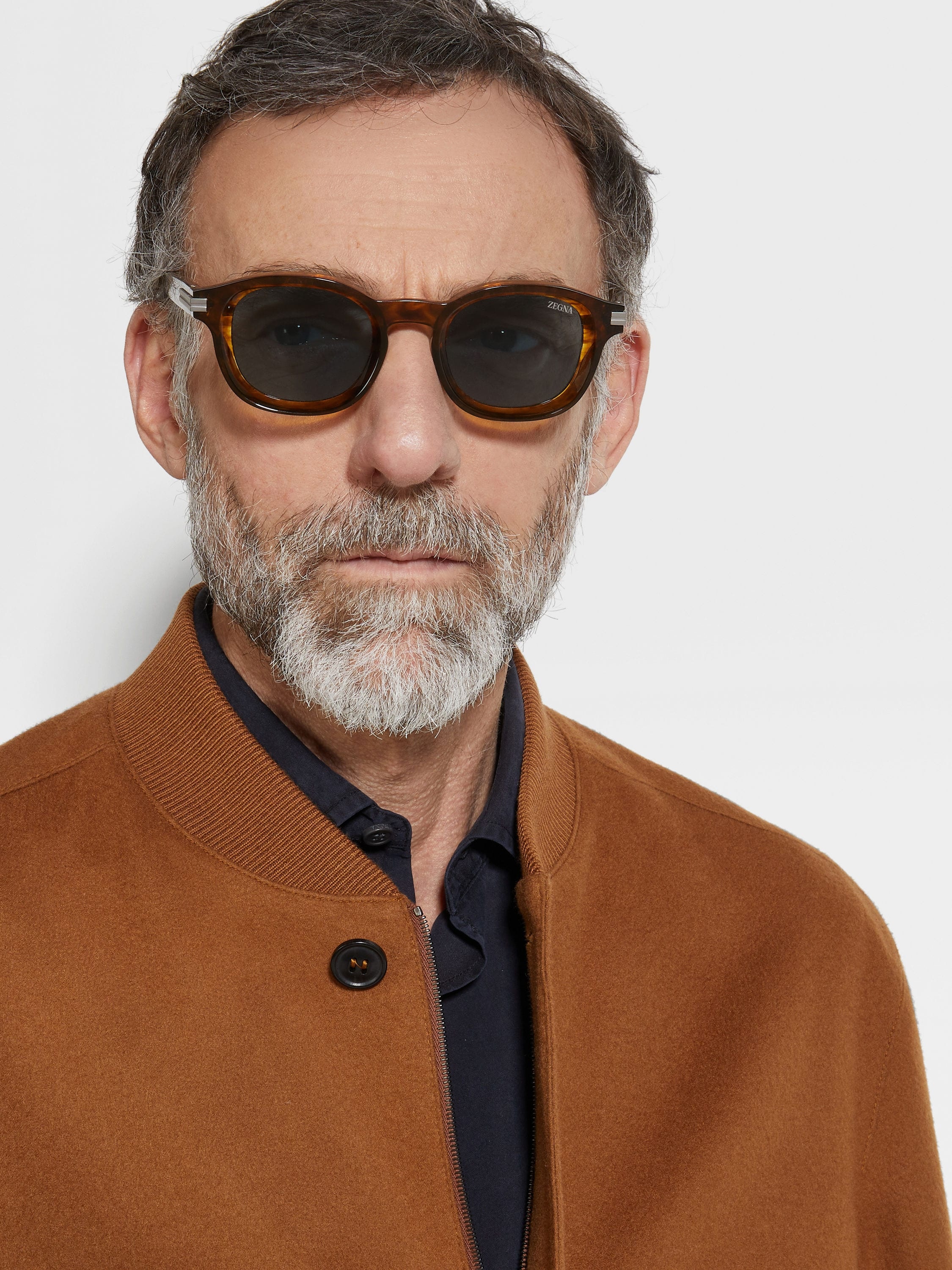 TRANSPARENT BROWN HAVANA AURORA I ACETATE SUNGLASSES - 4