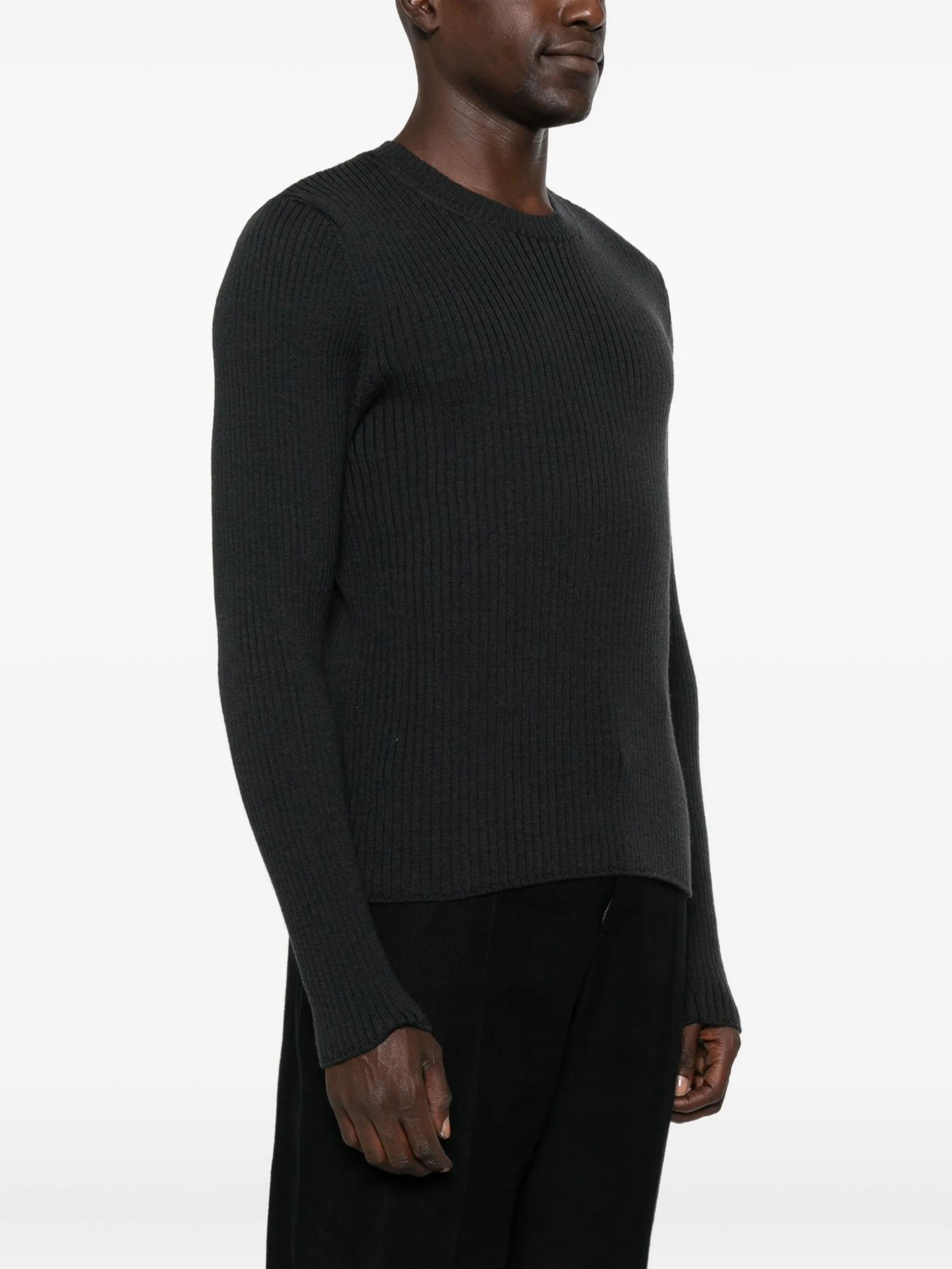 Our Legacy Ribbed Crew-neck Sweater - 3