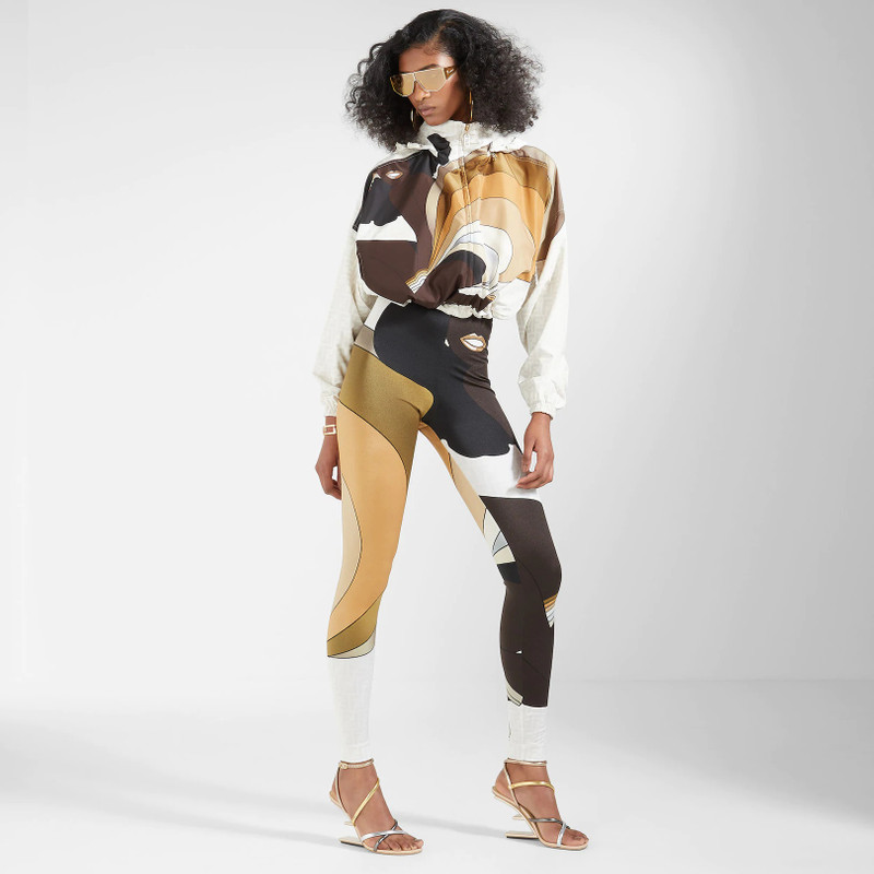 FENDI Multicolor Lycra® leggings outlook