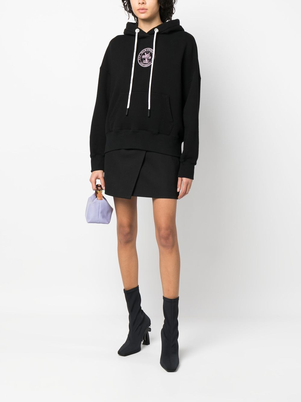 Palm Angels Logo Print Hoodie - 3