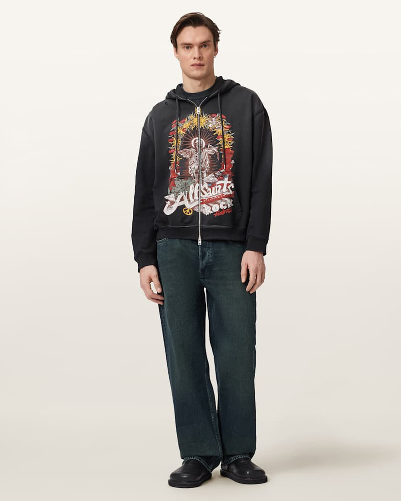 ROQUE ZIP UP GRAPHIC HOODIE 3