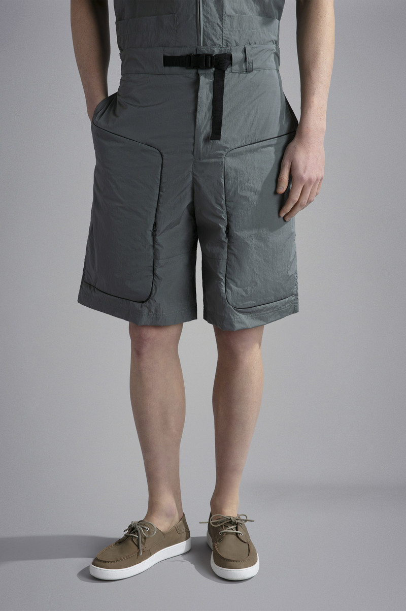 CRINKLE BERMUDA SHORTS 6