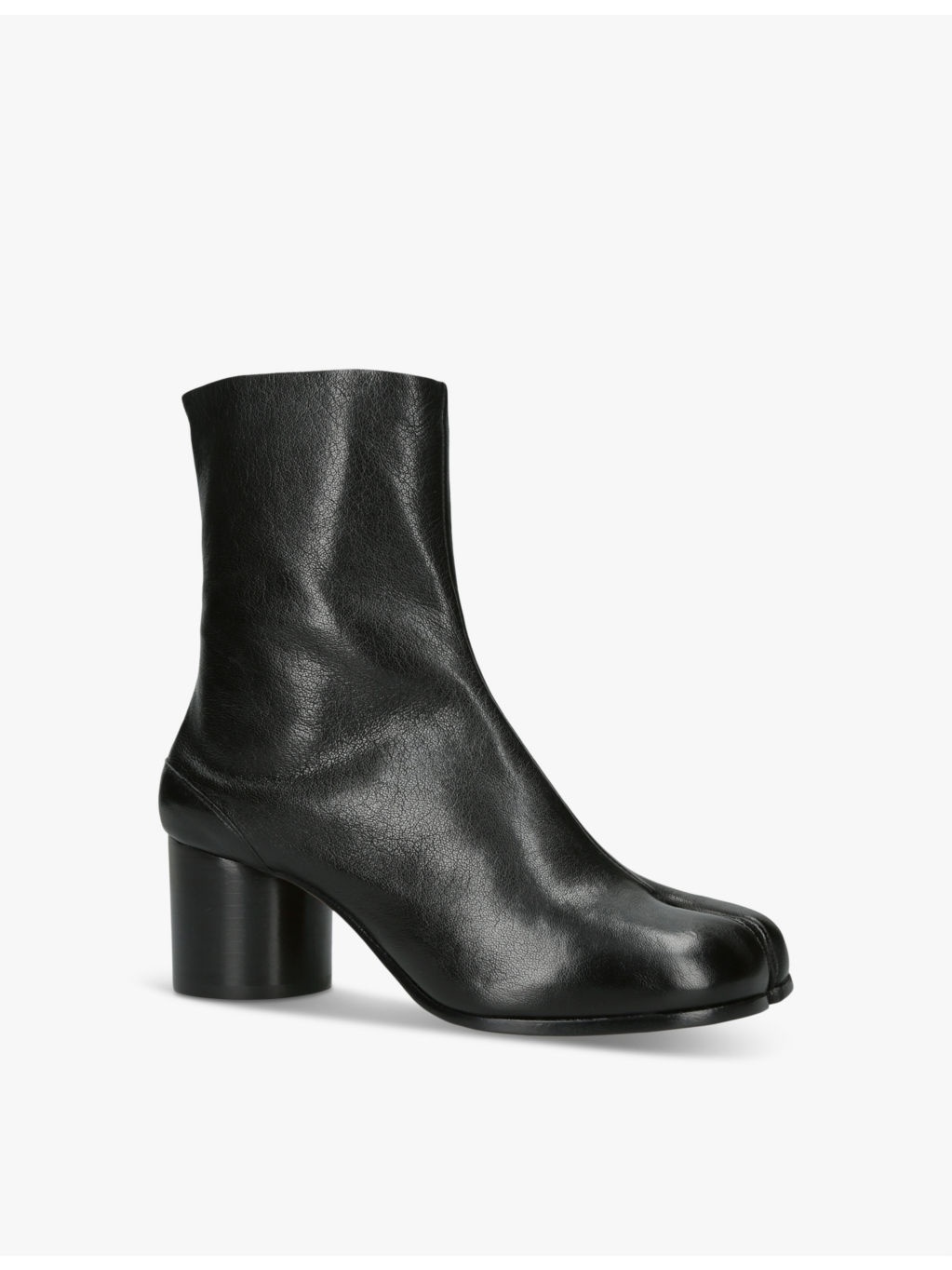 Tabi leather heeled ankle boots - 3