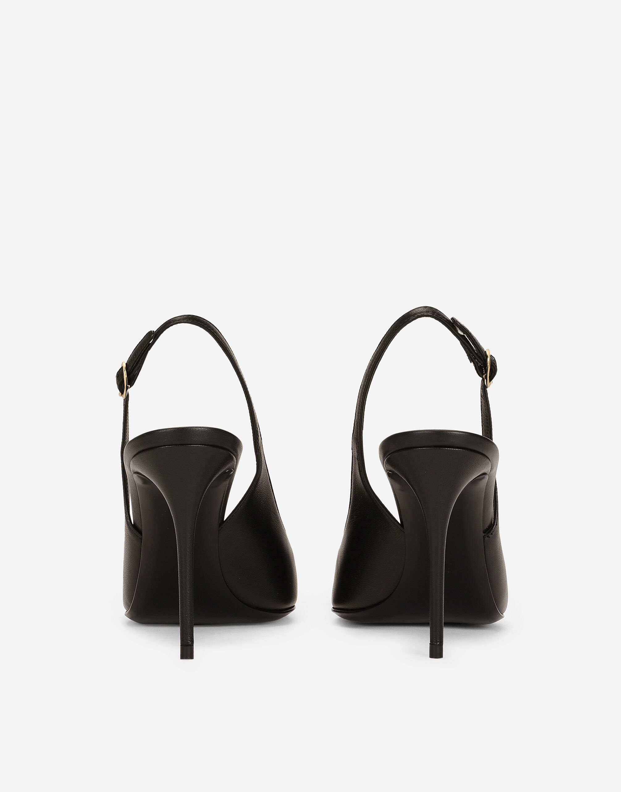 Nappa leather slingbacks - 3