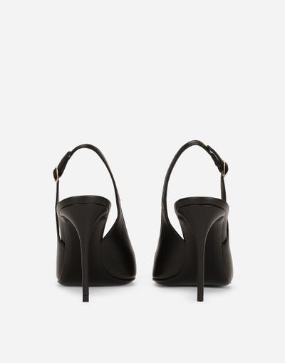 Dolce & Gabbana Nappa leather slingbacks outlook