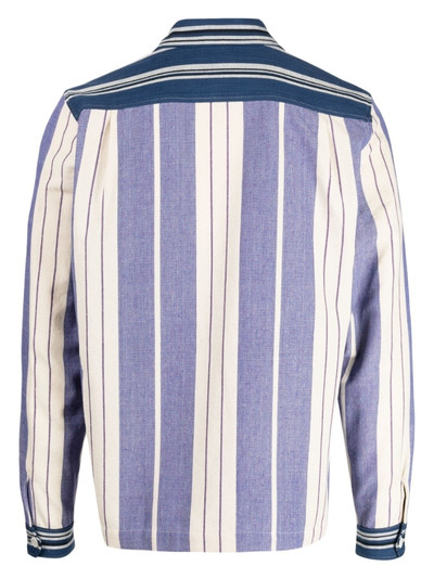 WALES BONNER Atlantic striped zipped jacket outlook