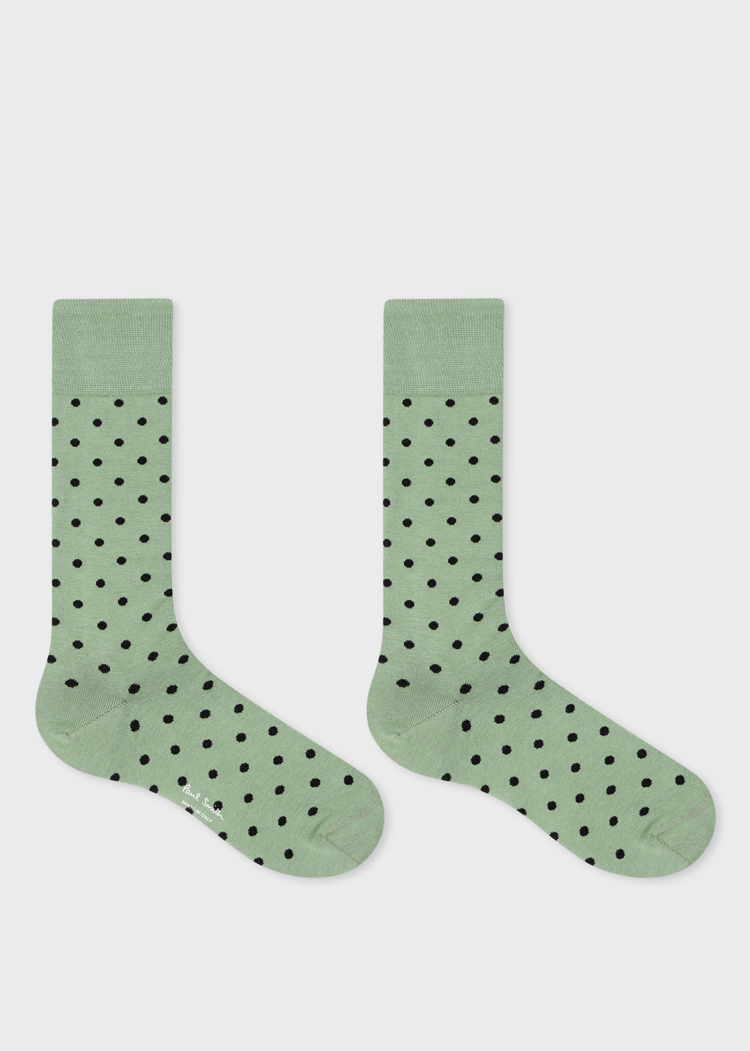 Green Polka Dot Socks - 3