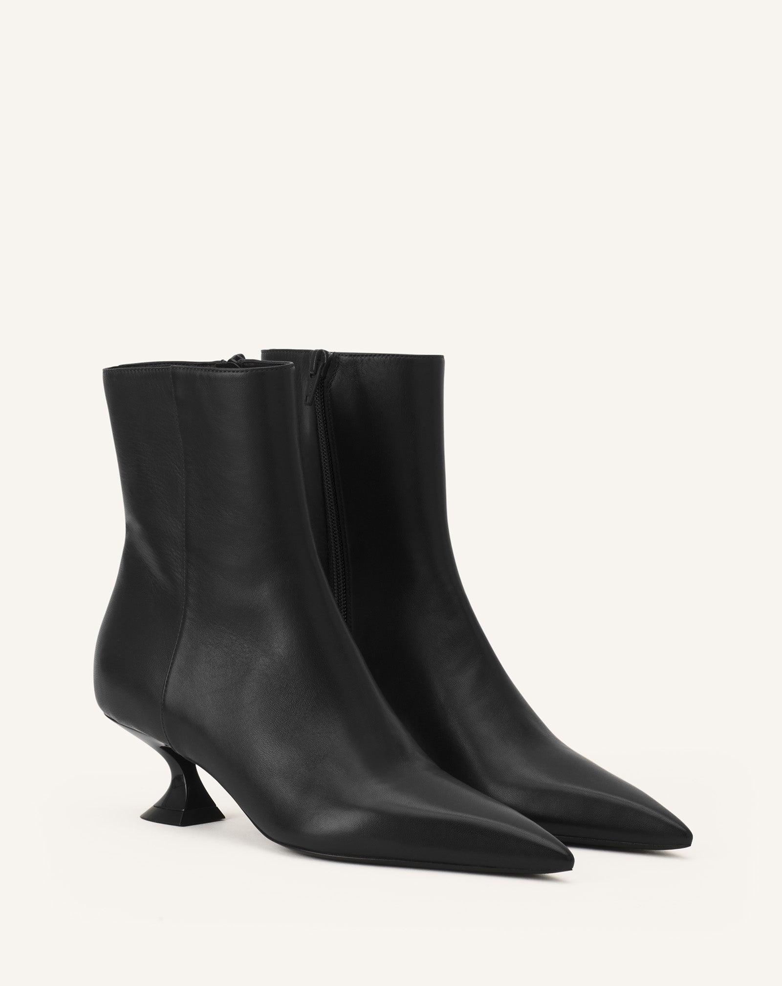 MIDNIGHT STEP LEATHER ANKLE BOOT - 2