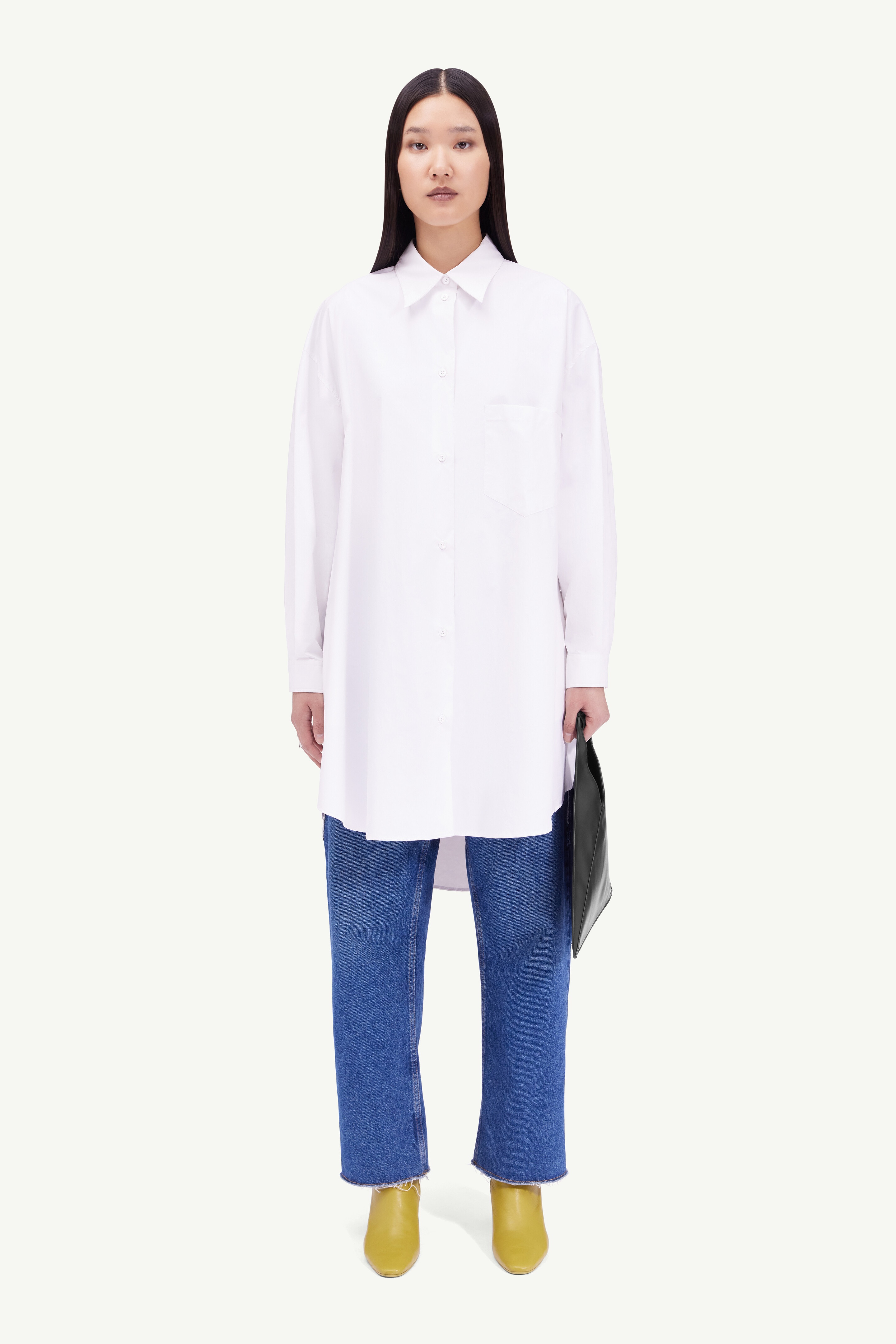 Coated cotton shirt dress - 2