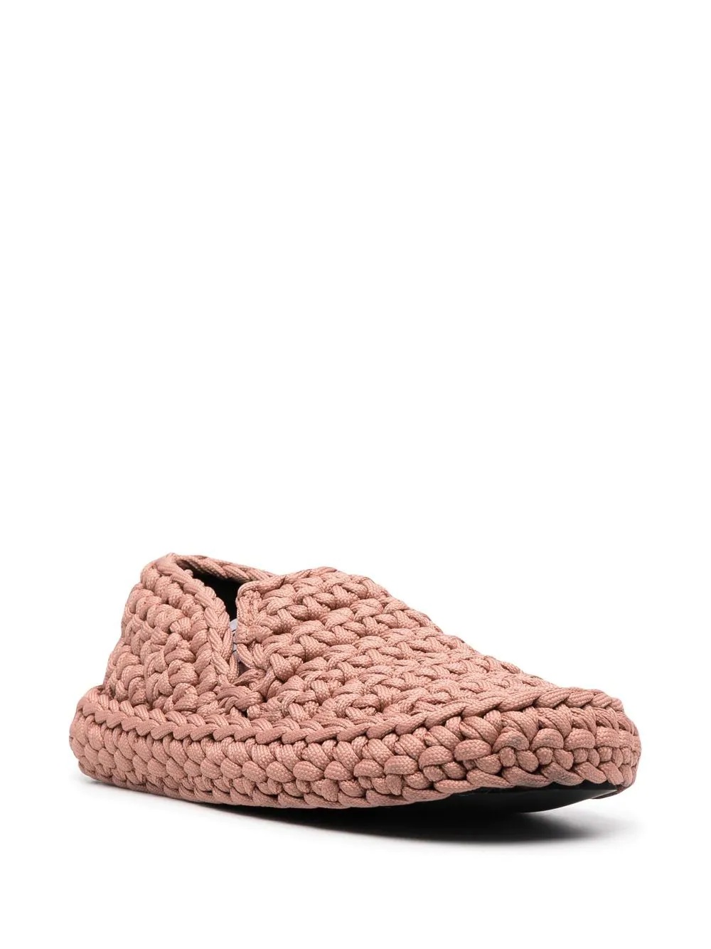 knitted slip-on sneakers - 2