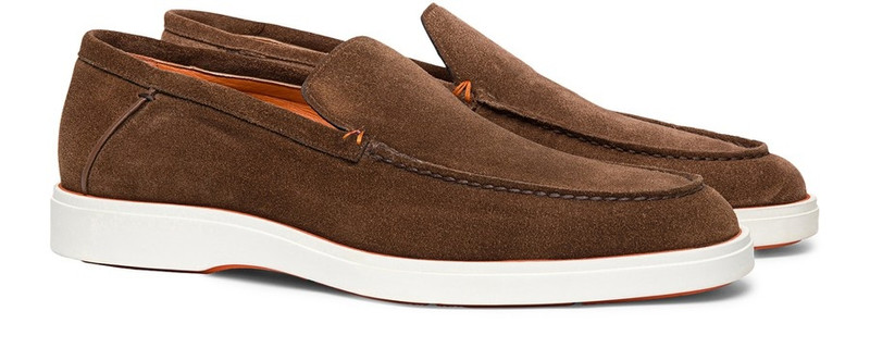 Santoni Suede loafers outlook