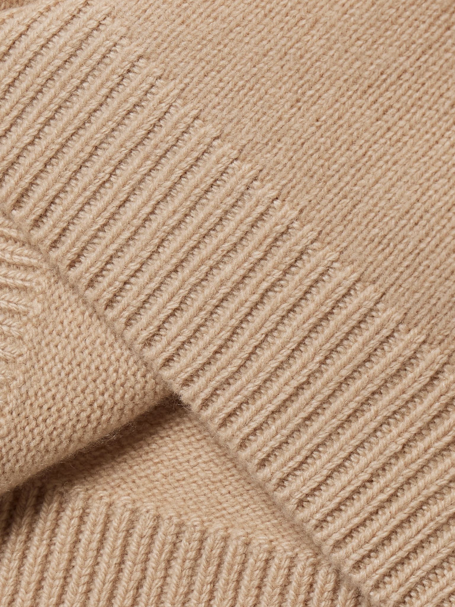 Cropped cashmere sweater Brown - 4